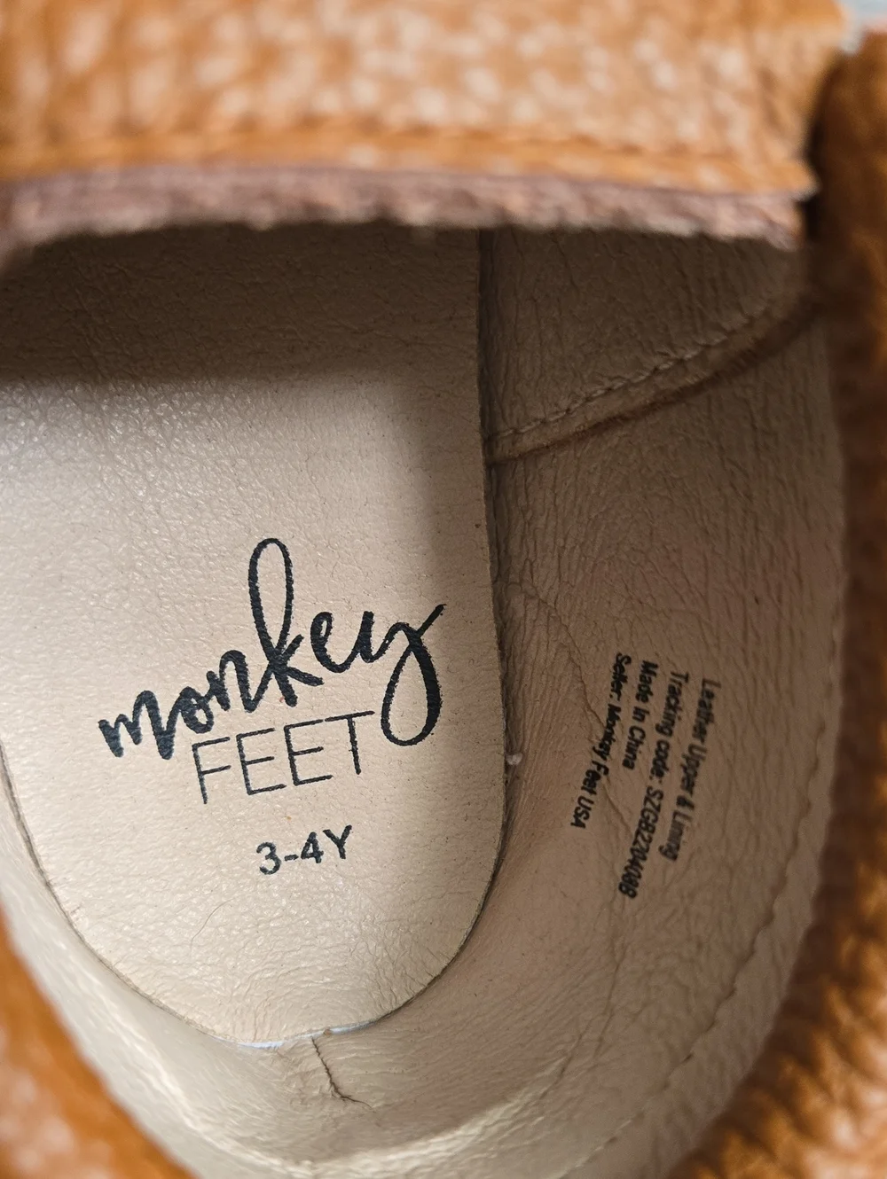 Monkey Feet Slip On Shoes, Kids 3-4Y
